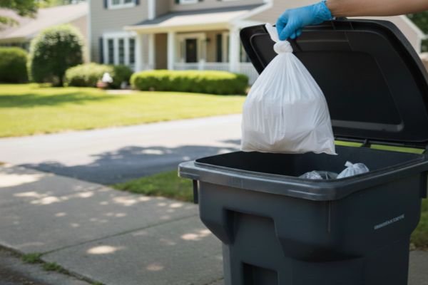 Safe waste disposal by Fresh Paws