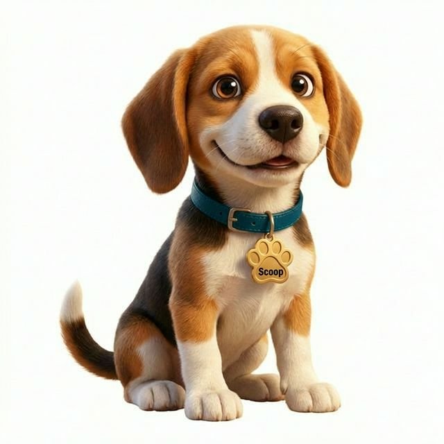 Fresh Paws 3D Beagle Mascot